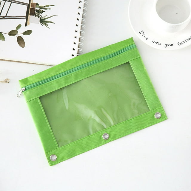 Stationery Bag for Classroom Organization with Transparent Window — Durable Pencil Storage Solution for School and Travel