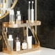 thumbnail image 5 of Non-perforated Wall-mounted Organizer Bathroom Bathroom Double Washstand Cosmetic Care Products Shelf, 5 of 6