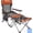 Orange, variant on Reclining Beach Chair, Adjustable 90-135 ° Backrest Camping Lounge Chairs for Adults, Folding Chair with Foot Rest & Detachable Pillow - Upgraded 8-Leg