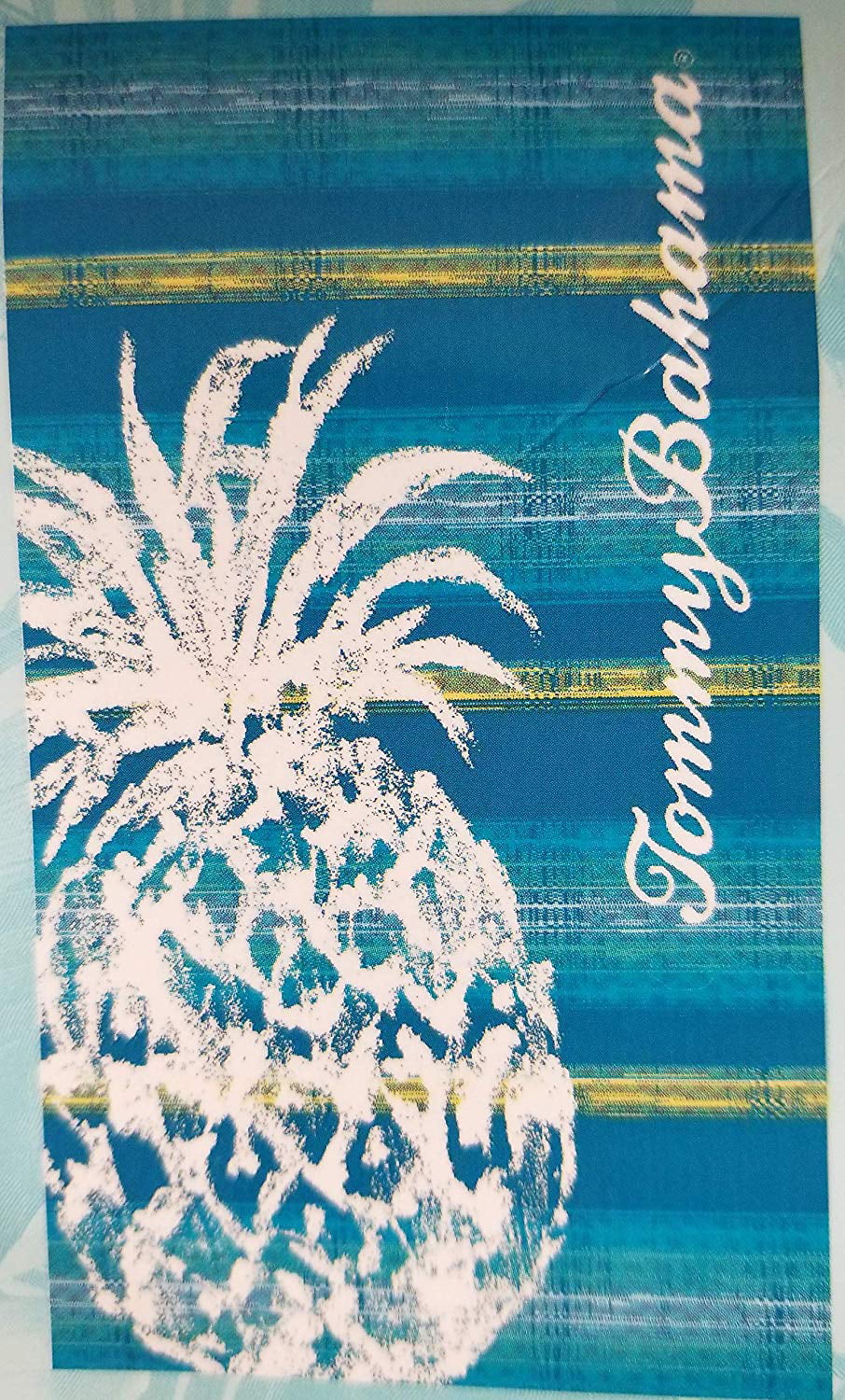 Tommy Bahama Home Summer Vacation Pineapple & Hibiscus 3Pc BATH Towel SET New! 