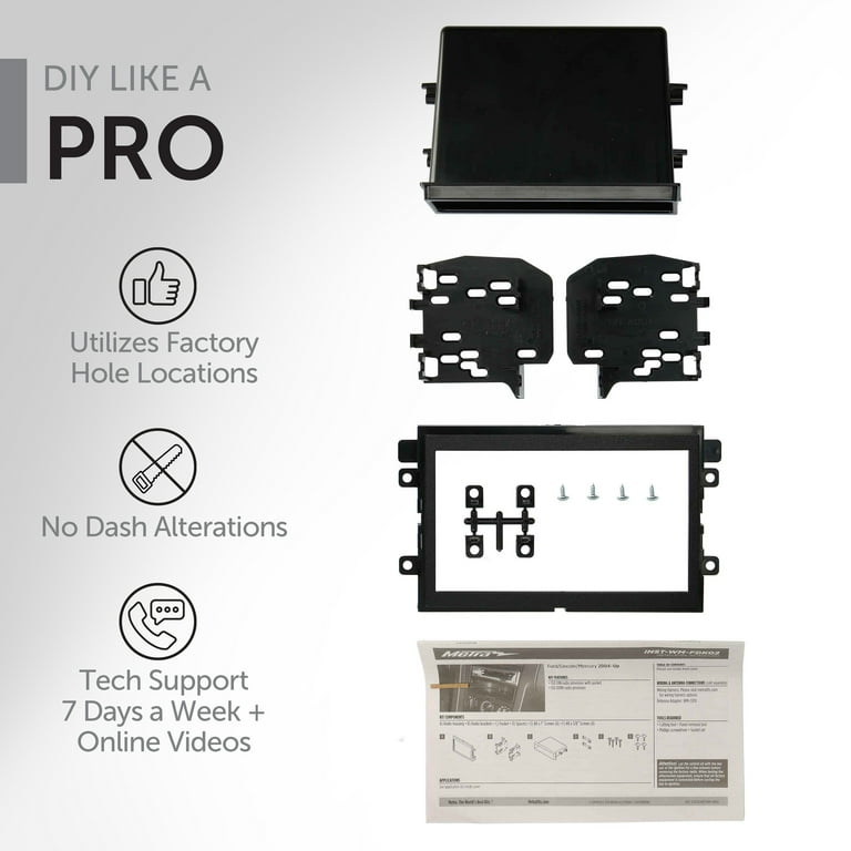Metra WM-FDK02 Ford Radio Installation Kit, Black - Walmart.com