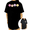 Black, variant on White Pastel Faces T-Shirts Women's Emotion Expression Graphic Back Art Pullover Tops