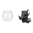 thumbnail image 1 of Acuario de escritorio,Pecera pequeña transparente,pecera,jarrón,mesa,Figura de mesa,Estantes de sujetalibros Estatua de sujetalibros,Sujetalibros decorativos para libros pesados, 1 of 8