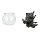 thumbnail image 1 of Acuario de escritorio,Pecera pequeña transparente,pecera,jarrón,mesa,Figura de mesa,Estantes de sujetalibros Estatua de sujetalibros,Sujetalibros decorativos para libros pesados, 1 of 8