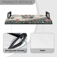 thumbnail image 3 of Jeiento Cute Paw Golf Cart Seat Cover for 2 Seats Summer Golf Cart Rear Seat Cover Boho Flower Universal Golf Cart Seat Blanket Comfortable and Keeps Warm in Winter, 3 of 5