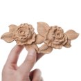thumbnail image 4 of TEHAUX 1PC Rose Corner Applique Decorative Schima Superba Home Decor Accessories, 4 of 6