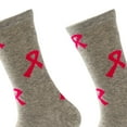thumbnail image 4 of Women's Valentine's Mid Length Knitted Socks for Men Heart Print Crew Socks Multicolor-10 Free Size, 4 of 5