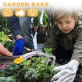 thumbnail image 4 of Garden Hand Cultivator Tool Garden Tool Cultivator Hand Tiller Portable Digging Tool, 4 of 6