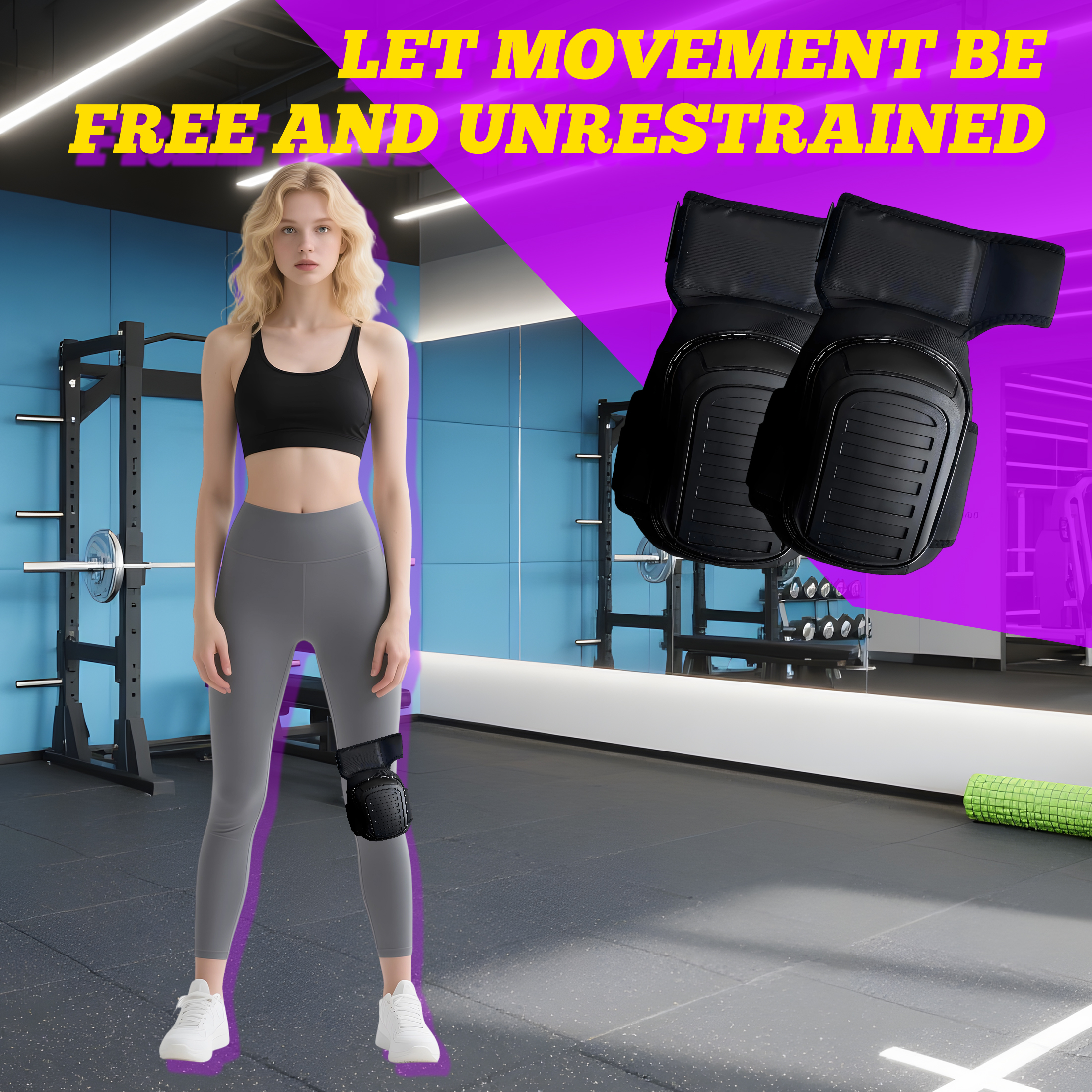 BESTSKY 2Pcs Knee Pads,Hard Shell Impact Resistant Gardening Knee Pads,Waterproof and Wear-Resistant Knee Pads for Gardening,Black