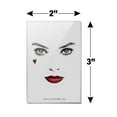 thumbnail image 3 of Birds of Prey Harley Quinn Red Lips Rectangle Acrylic Fridge Refrigerator Magnet, 3 of 4
