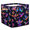 Multicolor 3, variant on CURLYOOT Purple Cube Storage Bin, 13 x 13 x 13 Storage Cube Bins for Organizing, Butterfly Fabric Foldable Closet Baskets with Handles for Closet, Shelves, Clothes