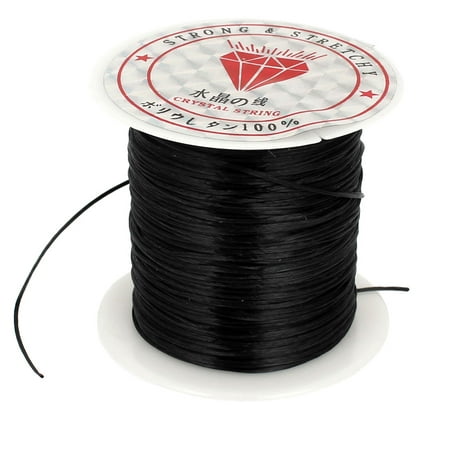 1mm Black Elastic Stretch Beading String Thread Cord Wire for Jewelry