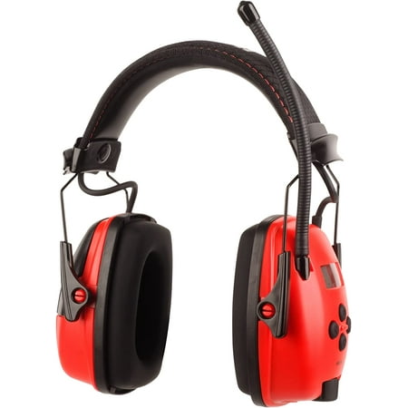 

Honeywell Retail Sync Digital AM/FM/MP3 Radio Earmuff (RWS-53012) Red One Size