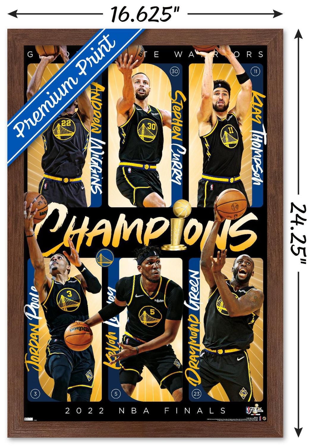 NBA Golden State Warriors - Champions de la finale NBA 2022