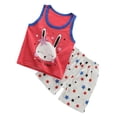 thumbnail image 3 of Ropa para niños Conjuntos cortos para niños Trajes de Camiseta y pantalones cortos 1-5 Estilo1 80-90cm Hugo Tops Conjuntos de pantalones de camiseta, 3 of 10