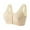 Beige bras, variant on Pimelu Bras for Women Push Up Bras Womens Seamless Bra Front Closure Comfy Breathable Cotton Sports Bras Ladies No Wire Plus Size Stretchy Everyday Underwear