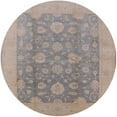 thumbnail image 1 of Ahgly Company Machine Washable Indoor Round Industrial Modern Rose Dust Purple Area Rugs, 6' Round, 1 of 1