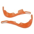 Universal Motorcycle Hand Guard Protector Brush Bar Orange for Dirt