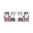 thumbnail image 7 of Yayeee Faucet Mat for Kitchen Sink 14.7" Diatomite Long Splash Guard Pad, Black Chubby Cat, 7 of 7