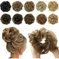 thumbnail image 2 of TESOON Ponytail Extension Human Hair,Hair Toppers for Women Real Human Hair,Curly Extensions,Messy Bun Hair Piece, 2 of 4