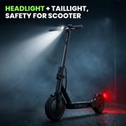 iScooter Electric Scooter, 500W Peak Max 21Mph & 19 Miles, 8.5 Pneumatic Tire, Commuting E-Scooter for Adults with APP Control