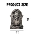 thumbnail image 2 of Joyfy 25.2" Halloween 5 Pcs Extra Large Tombstones Decorations, GraveYard Signs Cemetery Headstones Scary Outdoor Halloween Decor with Metal Stakes for Easy Set Up, Waterproof for Garden Lawn, 2 of 7