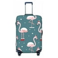 thumbnail image 2 of Goofa Elegant Flamingo Wearing A Christmas Hat Pattern Luggage Covers For Suitcase,Suitcase Cover Protector Fit 18-32 Inch Luggage-X-Large, 2 of 9