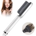 thumbnail image 1 of peine para alisar el cabello iónico: cepillo para alisar el cabello y plancha para un calor uniforme, ajustes de temperatura y pantalla LED, herramientas profesionales para peinar el cabello Vhermosa 222120-1, 1 of 1