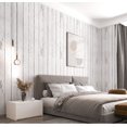 thumbnail image 5 of MOYISHI Black and White Wood Contact Paper 17.7 x 78.7 Inches Peel and Stick Wallpaper Vinyl Film Self Adhesive Removable Waterproof Wood Grain Wall Paper for Wall Countertop Cabinet, 5 of 7