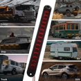 thumbnail image 5 of 2Pcs 10Inch 15 LED Trailer Light LED Stop Turn Tail Light Third Brake Bar Strip for Heavy Duty Boats Trucks Red, 5 of 5