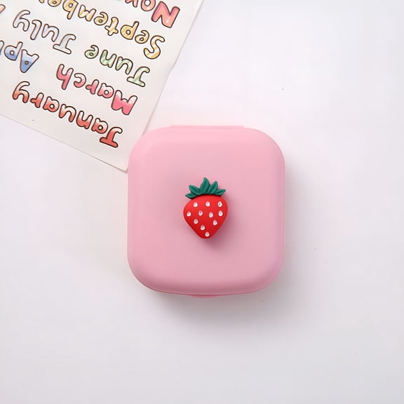 ACDANC Contact Lens Cases,Travel Contact Lens Box with Mirror Tweezers Remover Tool Solution Bottle for Outdoor Office Daily Use