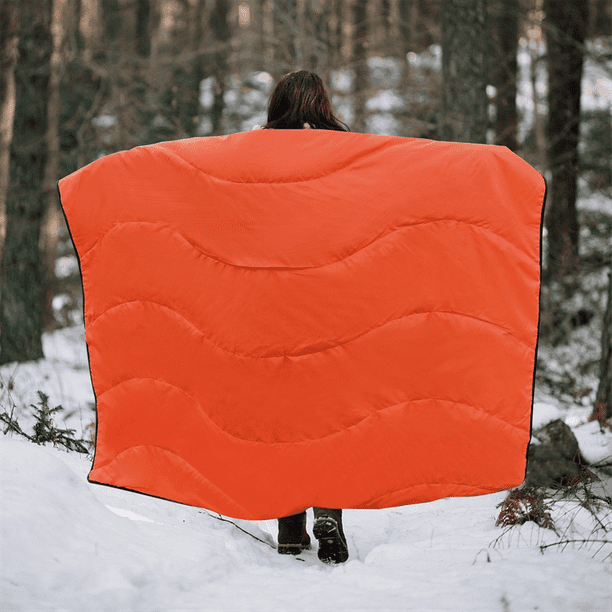 Outdoor Camping Fall Winter Warm Windproof Blanket Camping Waterproof Poncho Shake Velvet Camping Blanket Walmart