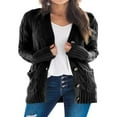thumbnail image 1 of EIMELI Women‘s Long Sleeve Cardigan Soft Chunky Knit Sweater Open Front Outwear, 1 of 6