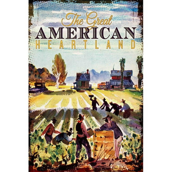 Marmont Hill "Farm Veggies" Painting Print on Canvas