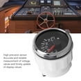 thumbnail image 3 of Voltmètre de Bateau 52MM DC9 à 32V avec Rétroéclairage pour Yachts et Navires de Pêche, 3 of 8