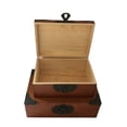 thumbnail image 4 of Caja de madera creativa, armario para guardar joyas, caja de madera retro, pequeña caja de madera, caja de almacenamiento de artículos diversos, caja de madera para té suelto, 4 of 6