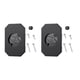 thumbnail image 1 of 2X Kit de Montaje de Cara, Bloque de Montaje de Luz Exterior 8141DBL, Placa de Montaje de Cara para Doble Vuelta y 4 Pulgadas de Cara Negro, 1 of 5