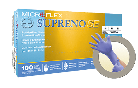 Microflex Supreno SE Powder Free Nitrile Gloves SMALL 