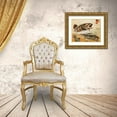 thumbnail image 3 of Unknown 24x20 Gold Ornate Wood Framed with Double Matting Museum Art Print Titled - Trout and Fly, 3 of 4