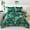 Green, variant on RYNGHIPY 3 PCS Purple Gold King Comforter Set, Marble Geometric Honeycomb Theme Decor Yellow Leaf Bedding Set, Modern Foil Print Bed Set (Purple King)
