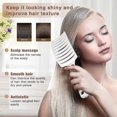 thumbnail image 3 of Curved Vented Hair Brush for Styling and Hairdressing Tools, 3 of 5