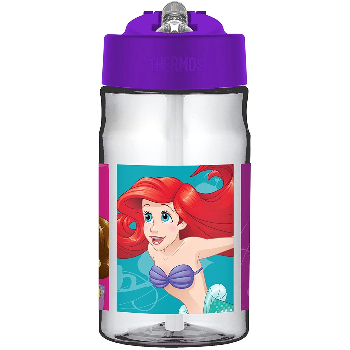 thermos hydration water bottle with straw
