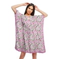 thumbnail image 1 of Moomaya Robe Courte de Caftan de Plage, Robe de Couverture Imprimée, Kaftan pour Femmes, Tenue de Plage, Couverture, 1 of 4