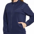 thumbnail image 4 of Chamarra Para Mujer Unisex Lisa Con Cierrre Color Marino Básica Comoda 360078 azul marino CH INCÃGNITA 360078, 4 of 10