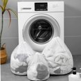 thumbnail image 2 of Typpkmm Drawstring Laundry Bag with Large Capacity 4 Size Fine Mesh 1PC, 2 of 7