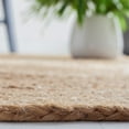 thumbnail image 4 of SAFAVIEH Natural Fiber Giuseppe Geometric Area Rug, Natural, 4' x 4' Round, 4 of 8
