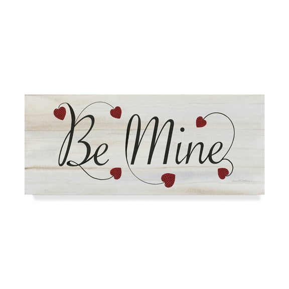 Trademark Fine Art 'Rustic Valentine Saying IV' Canvas Art by Kathleen Parr McKenna
