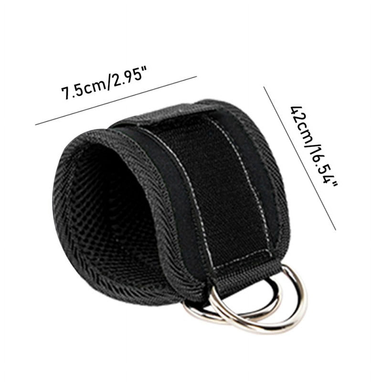 Adjustable Ankle & Wrist Cuffs With Padded Neoprene For Cable Machines | Perfect For Glute Kickbacks, Leg Lifts & Home Gym