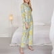 thumbnail image 3 of Balery Boho Conjunto de Pijama con Estampado para Mujer, Conjunto de Dos Piezas con Manga Larga, Ropa de Dormir Suave con Bolsillos, Pijamas Cómodos-Medium, 3 of 7