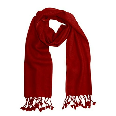 Unisex Lovely Cashmere Scarf Soft and Warm Neck Scarves in Solid Colors
